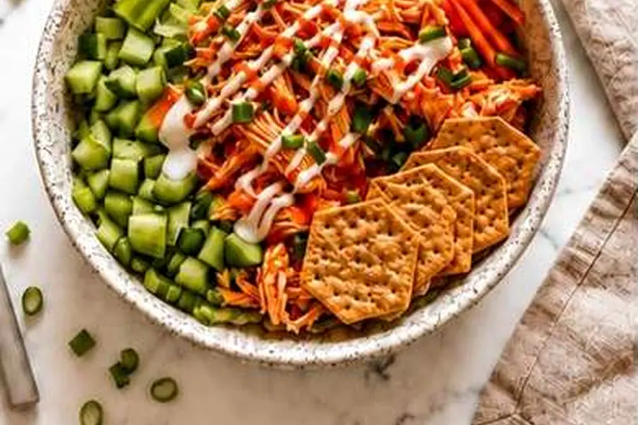 Buffalo Chicken Crunch Salad