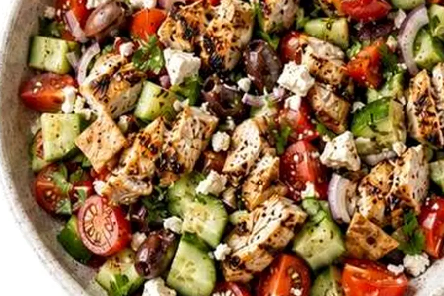 Summer Fresh Chopped Chicken Bowl